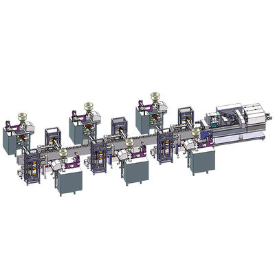 DTKL-100T Automatic Three-side Sealing Bag Carton Packing Production Line