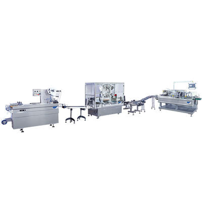 DTTZ-100L Automatic Oral Liquids (Tray Making/Labeling/Feeding/Cartoning) Packaging Production Line